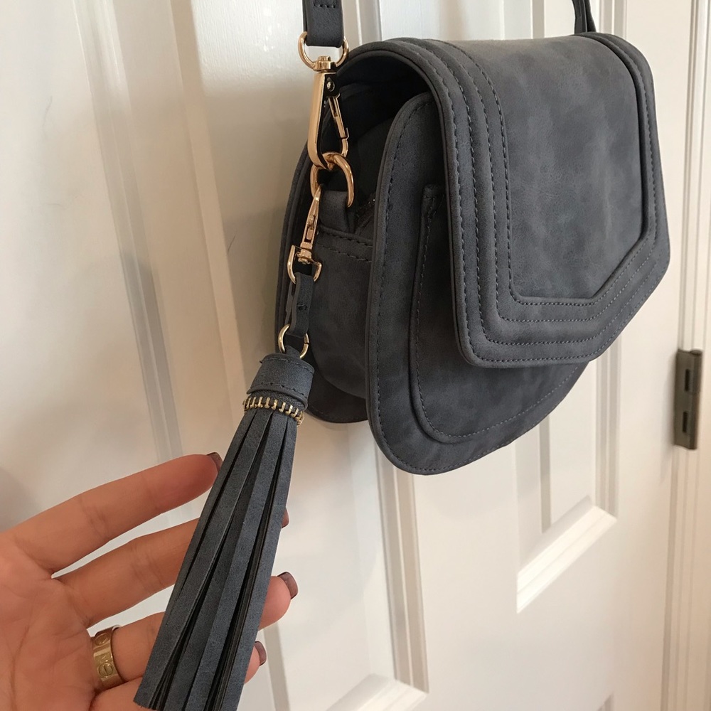 Blue Slate Crossbody Bag